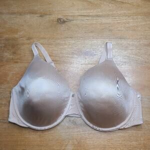 Breezies Tan Full-Coverage Bra with Underwire Support 44DDD Nude